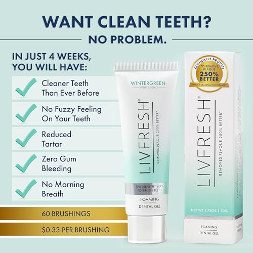 LIVFRESH Toothpaste Dental Gel